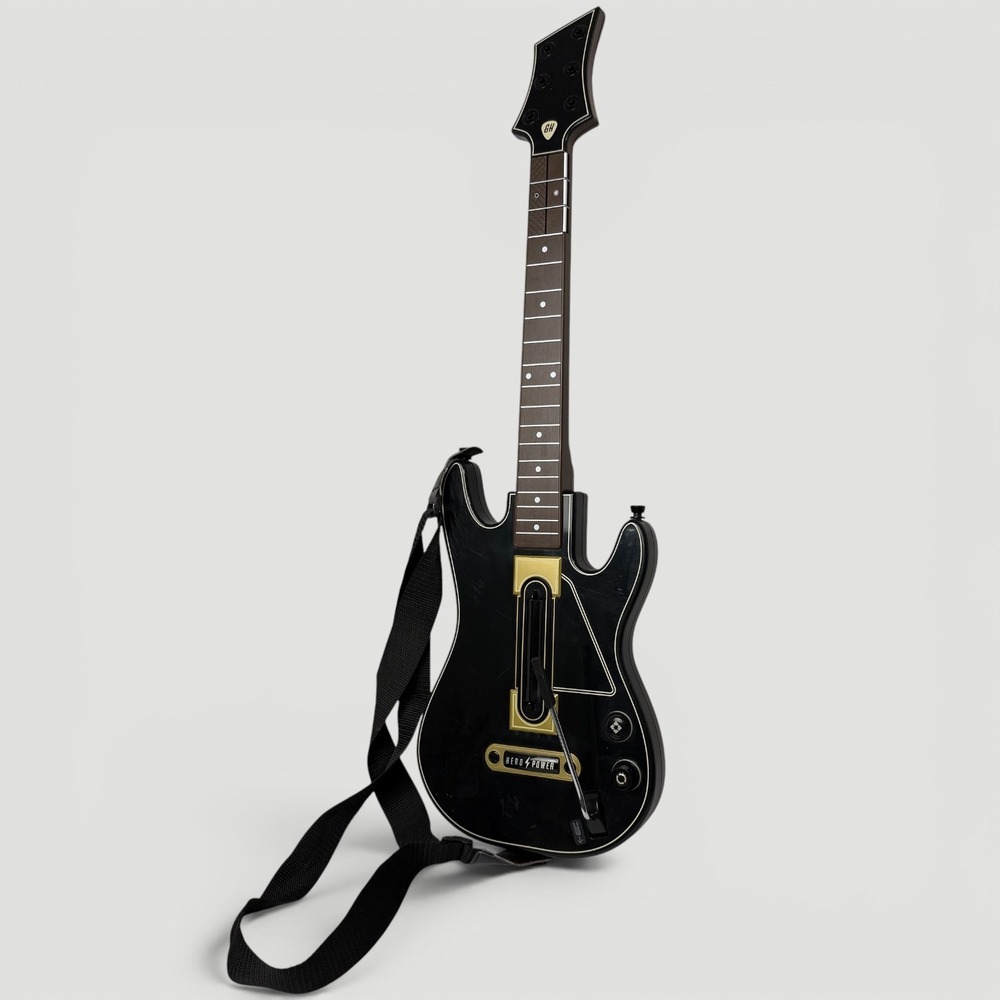 Guitar Hero Live Wireless Guitar Controller Black 0000654 With Strap No Dongle